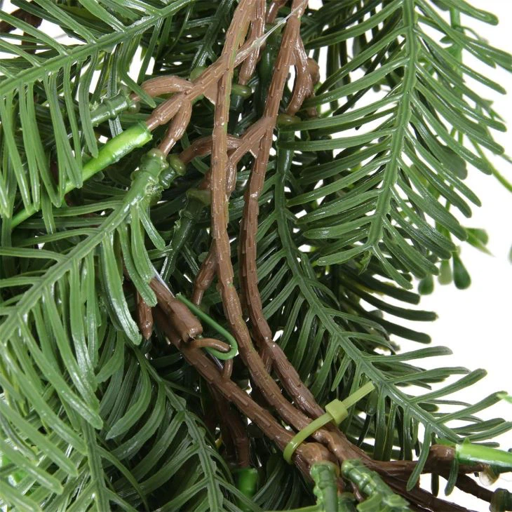Artificial Boxwood Lavender Wreath
