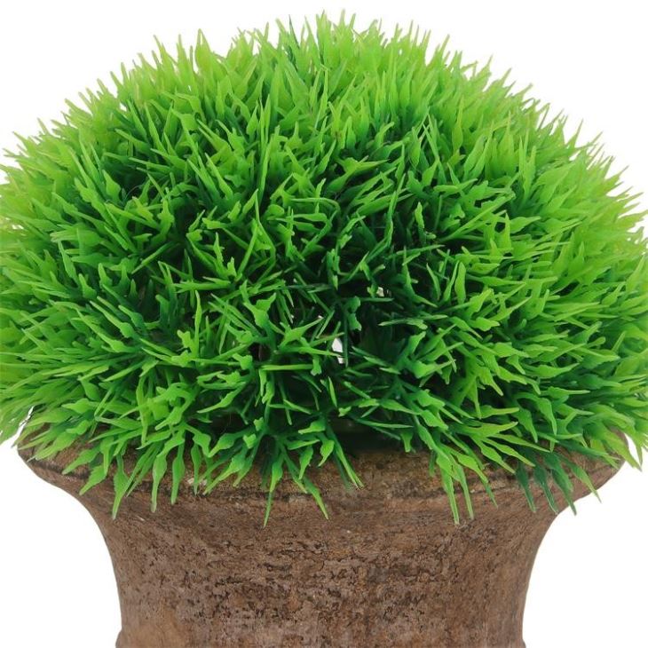 High Quality Green Artificial Grass In Small Pot