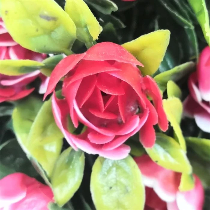 Artificial Multicipital Red Roses Ball