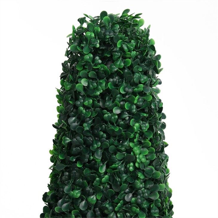 Plastic Boxwood Grass Tower Tree Topiary